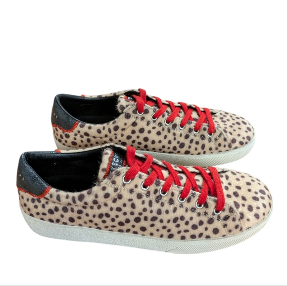 Skechers Los Angeles Leopard Print Sneakers Size 7.5 - Picture 14 of 14